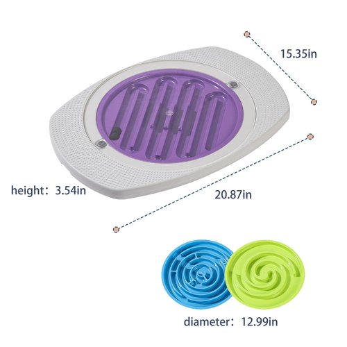 Sttlejura Maze Balance Board Game, Sensory Training Board with Non-Slip Surface & 3 Replacement Maze Board, Durable Board for Early Education & Skill Development Max Load 165 Lbs