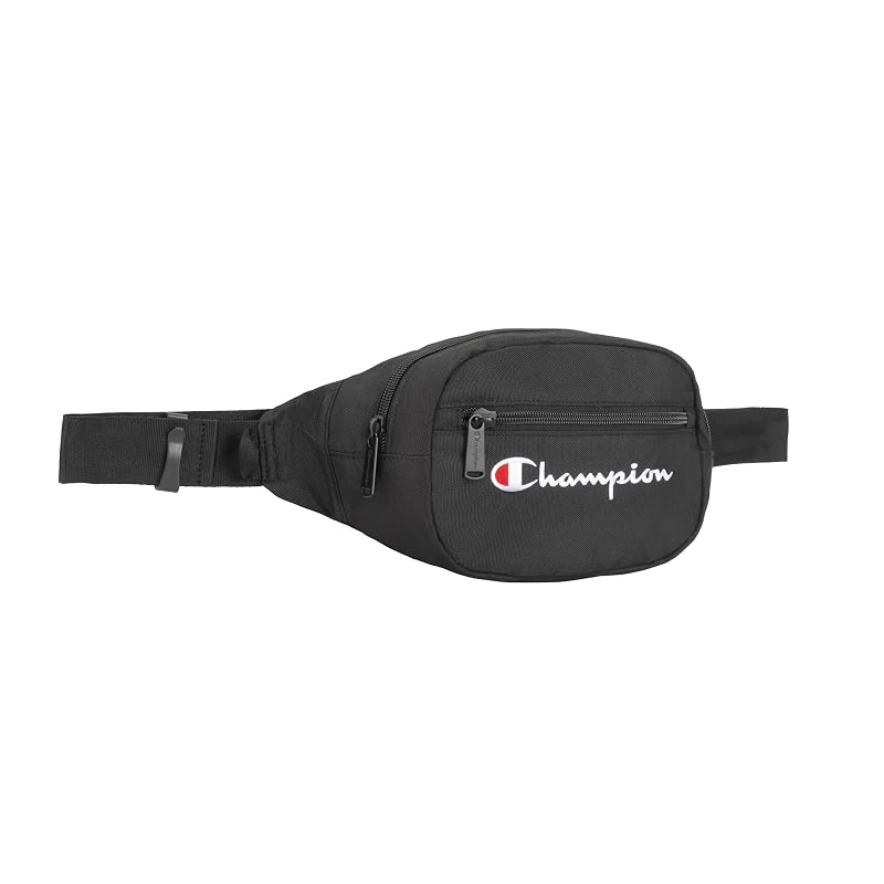 Champion Frequency Adjustable Waist Pack, Black - One Size