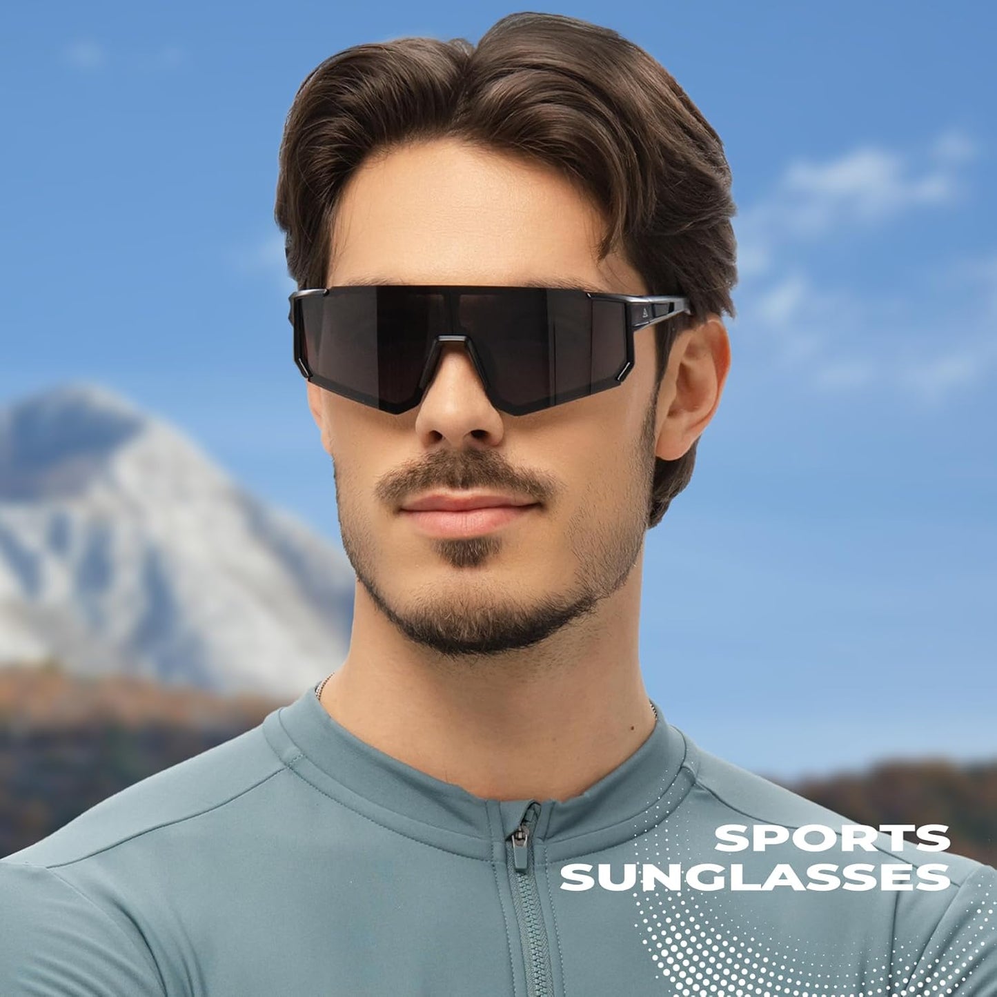 KALIYADI Sports Mens-Sunglasses Women Sunglasses-Men: Sun Glasses with UV400 for Golf Fishing Running Cycling