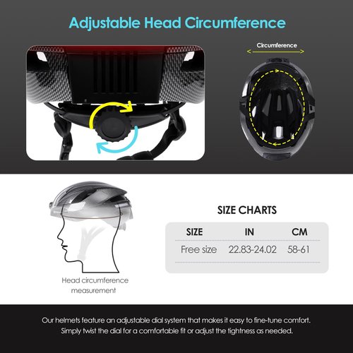 Adult Bike Helmet with Bluetooth,Camera Smart, Warning Lights and Rear Turn Signal, 1080P HD Video, Included 64GB Card, Bluetooth Phone and Music, GPS Track Recording