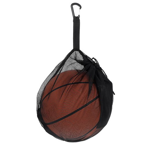 Xinjoduz 1PCS Soccer Ball Net Bag Single Mesh Ball Bag Volleyball Net Bags with Quick Release Buckle with Zipper Pocket Balls Storage Bags with Zipper Pocket for Soccer Basketball Football