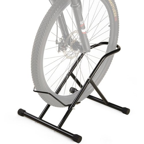 Fitense Upgraded 4" Wide Tire Floor Bike Stand Rack, Heavy Duty Garage Indoor Bike Storage, Fits 20"-27" Wheels, Kids Road Mountain Bikes, 66lbs Max Load, Anti-Slip Rubber Base