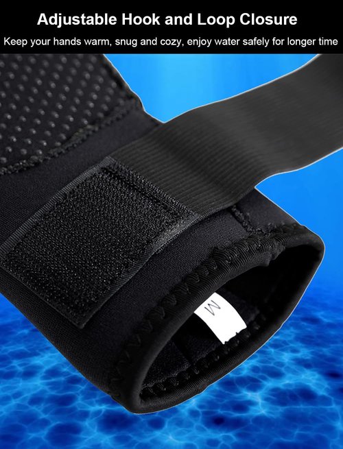 SUJAYU 3mm Neoprene Diving Gloves Dive Gloves, Anti Slip Pool Glove Waterproof Fishing Gloves for Swiming Kayaking Paddling, Scuba Gear Scuba Diving Gear Scuba Diving Accessories (Medium)