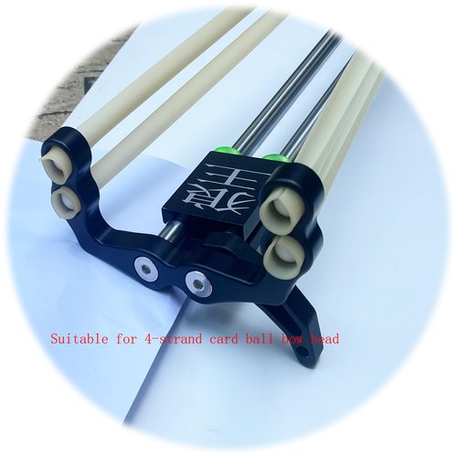 High Bound Latex Slingshot Bands with 4 strands of flat rubber bands for slingshot, 1.2mm thickness, 6020 taper, anti freezing Slingshot Elastic Bands 2pcs (99cm Draw Length)