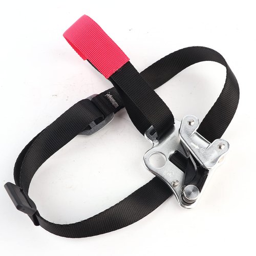 cardyven Foot Ascender, Riser Rock Climbing Mountaineering Equipment Climbing Device Outdoor Mountaineering Tree Arborist Climbing Rappelling Equip (Left Foot Riser/Silver)