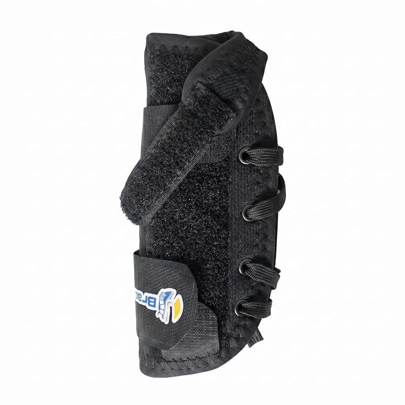 Left Pediatric Wrist Brace for Children 4"-5.5" - Lace-Up Support Splint