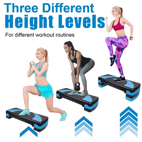 HaoKang KL KLB Sport Adjustable Exercise Workout Aerobic Stepper Step Platform Trainer