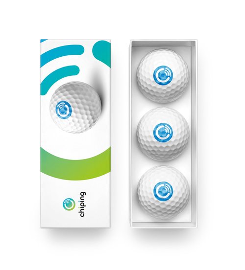 Chiping GPS Tracked Golf Balls (6 Pack) - The Worlds First GPS Tracked Golf Balls - Play Faster - Score Better - Paired with The Chiping GPS App and 35,000 Courses Around The World