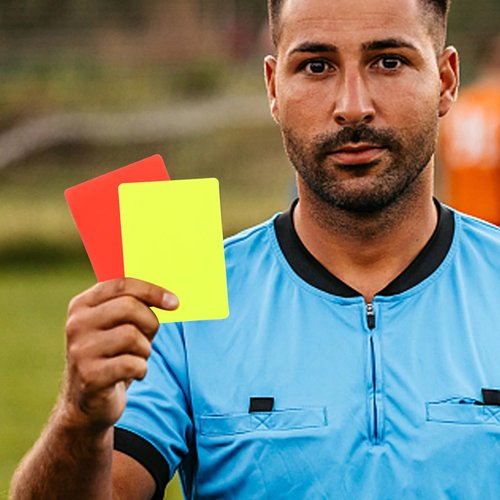 YARNOW Competition Referee Kit Soccer Cards Whistle Set for Volleyball Football Soccer Matches