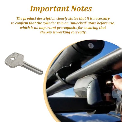 VIDABTE D1251 & 8007835 Key for Thule & Yakima Lock Core Removal/Change Key D1251 D1252 8007835 8531251, Universal Control Key for Roof Rack Rail Cargo Box Carrier Top Crossbars CTRL