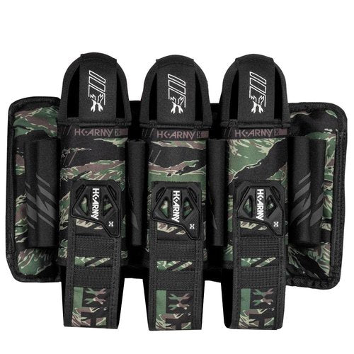 HK Army 3+2 Eject Paintball Harness Pod Pack - Tigerstripe