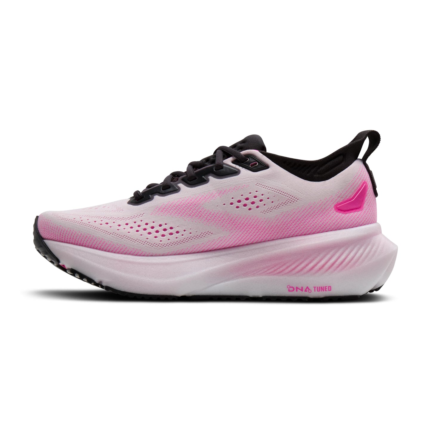 Brooks Women’s Glycerin 23 Neutral Running Shoe - White/Phantom/Cyber Pink - 12 Medium