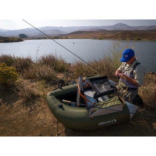 Outcast Sporting Gear Fish Cat 4 LCS Outdoor Recreation Fishing Vinyl Boston 250 Lbs Classic U-Boat Shape Float Tube