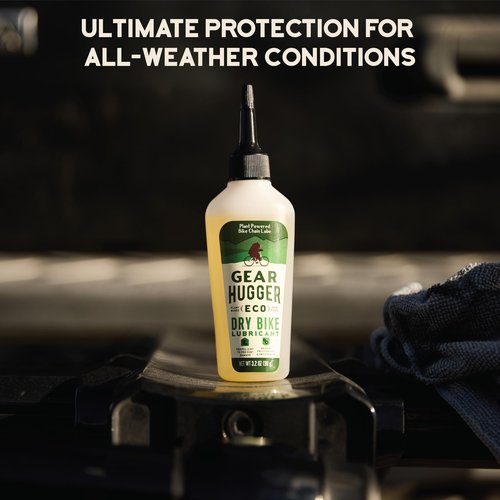 Dry Bike Chain Lube (3.2 oz, Pack of 1) ??Eco-Friendly Plant-Based Bike Lubricant ??Bike Chain Cleaner, Dry Conditions ??No Teflon, No Petroleum, No PTFE
