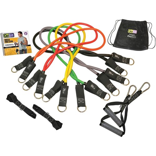 GoFit Portable Home Gym Set - Mega ProGym,Multicolored,Small,GF-2XPGYM