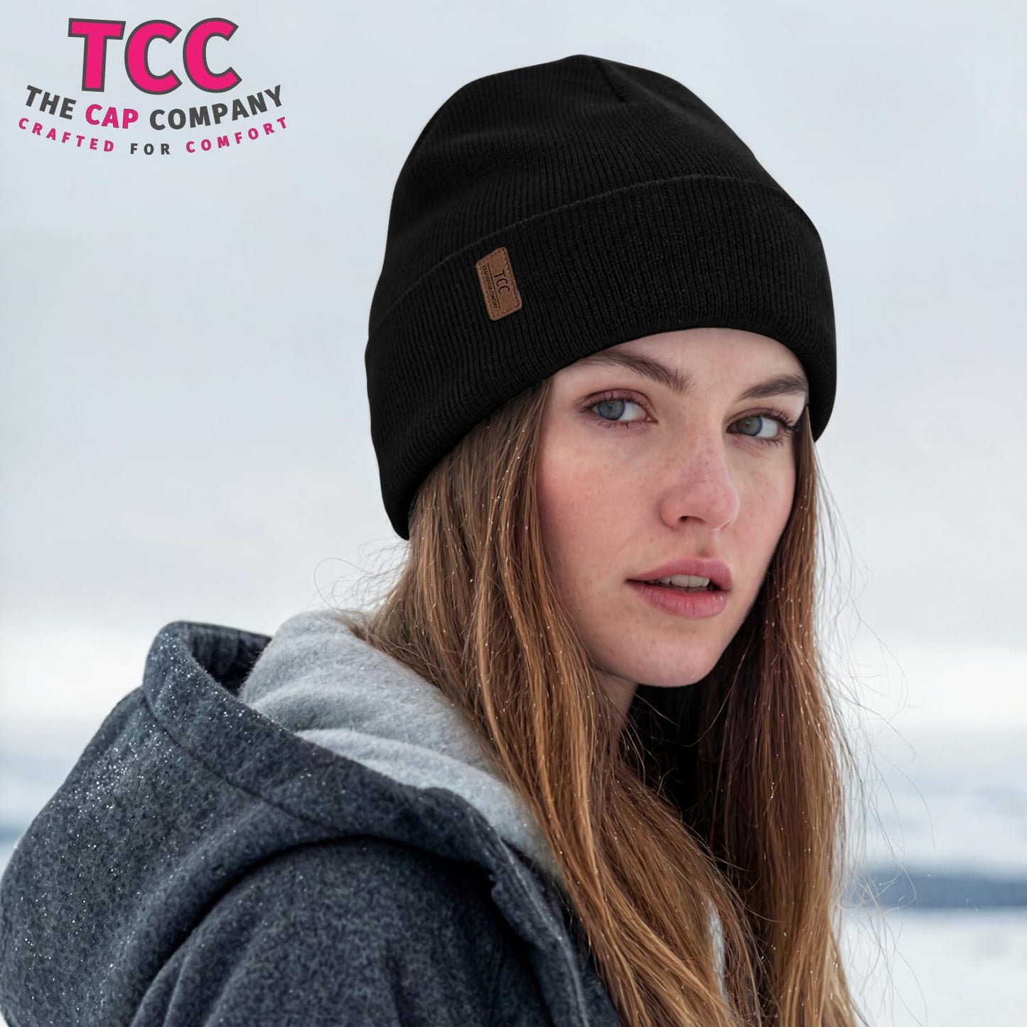 Beanie for Men Women | Cuffed Thick Soft Knitted Unisex Winter Hat Beanies Skull Cap