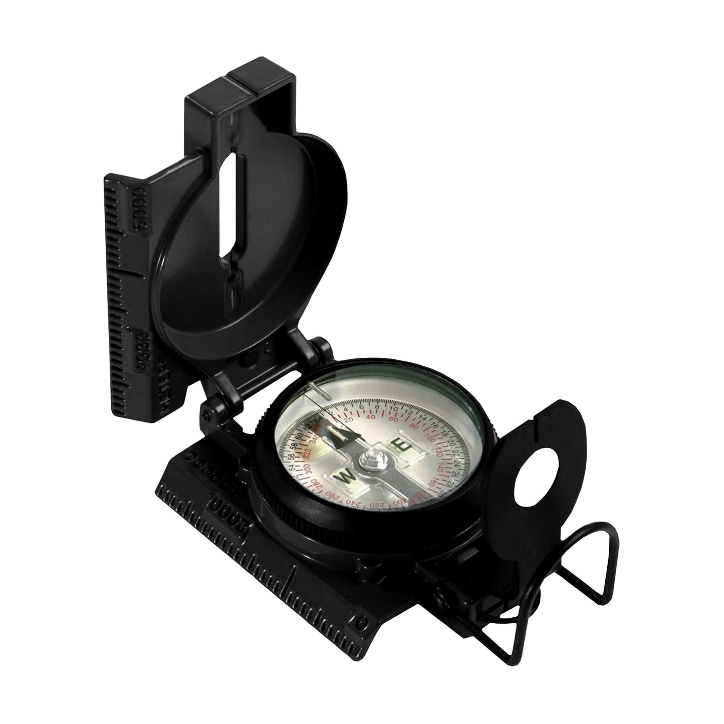 Cammenga Lensatic Tritium Compass - Made in USA Military Compass - Premium Tritium Illuminated Tactical Compass for Land Navigation, Hiking, Survival, Hunting and Backpacking - Black