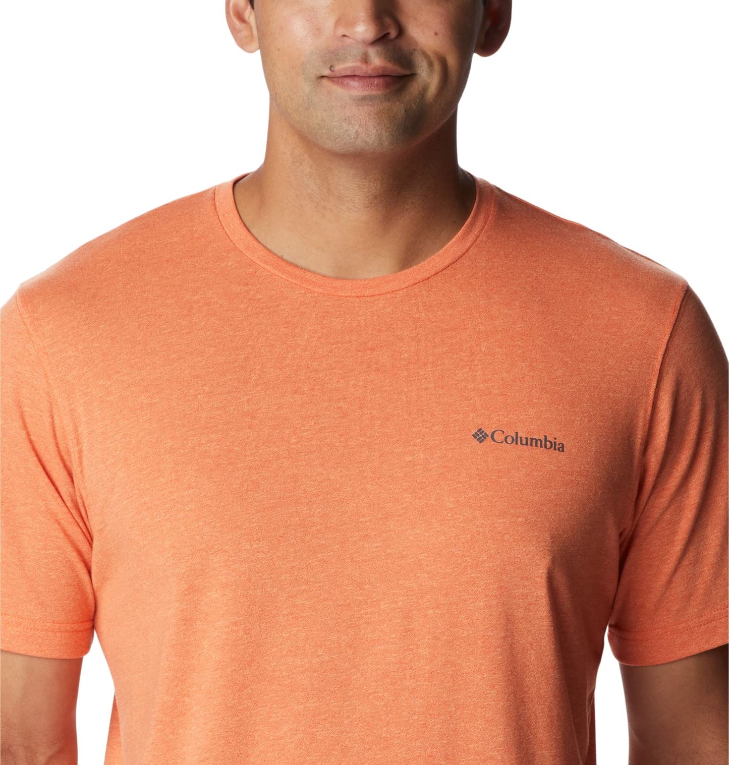 Columbia Men's Thistletown Hills Short Sleeve, Desert Orange Double Dye, 2X Big