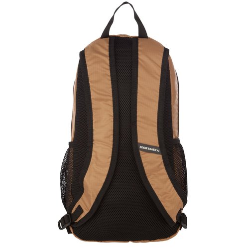 Eddie Bauer Stowaway Packable 20L Backpack-Made from Ripstop Polyester, Tobacco, One Size