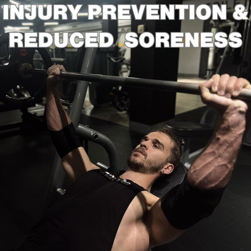 FLEXI MUSCLES Elbow Wraps for Weightlifting (1 Pair) Adjustable Elbow Compression Straps & Joint Support Brace - Ideal for Bench Press, Powerlifting, and Gym Workouts.