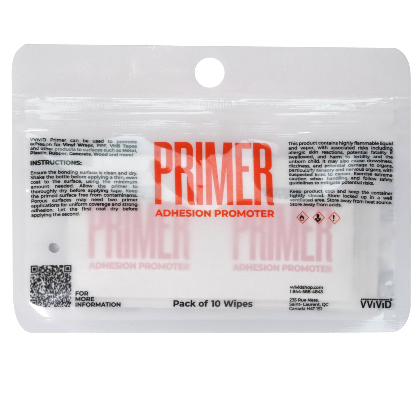 VViViD Primer Pen Adhesive Promoter (0.66mL - 15 Pack) for Vinyl Wrapping, PPF, Painting, Metal, Plastic, Rubber, Concrete and More