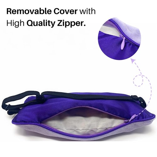 Mumu Wraps Lavender Aromatherapy Weighted Eye Pillow - Ideal for Sleeping, Yoga, and Meditation - Includes Extra Cover - Perfect Self-Care and Relaxation Gift for Women and Moms