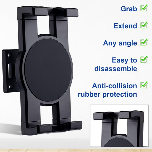 BOXOB Skateboard Deck Wall Mount, 360-Degree Rotating Skateboard Wall Hanger Stand Floating Snowboard Holder Shelf Horizontal Skate Deck Display Rack for Skateboarder Collector