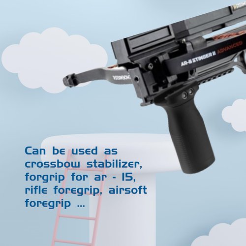 WCANSucess Shooting Stabilizer - 20 mm Nylon Balance Stabilizer with Lightweight Construction and Enhanced Stability, Essential Vertical Foregrip for Outdoor Activities