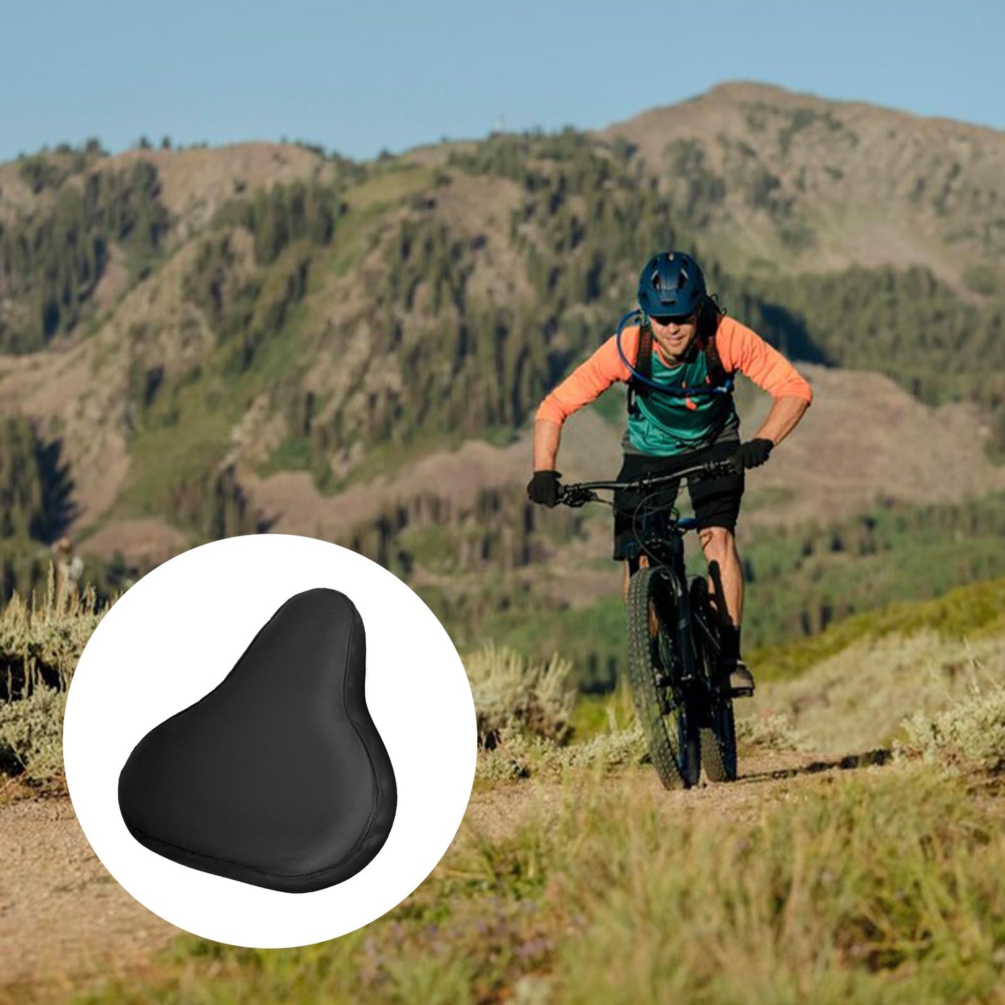 2 Pcs Bike Seat Cover with Drawstring Waterproof UV Protection Bicycle Seat Cover Rain Dustproof Covers for Bicycles Road Bikes Mountain Bikes