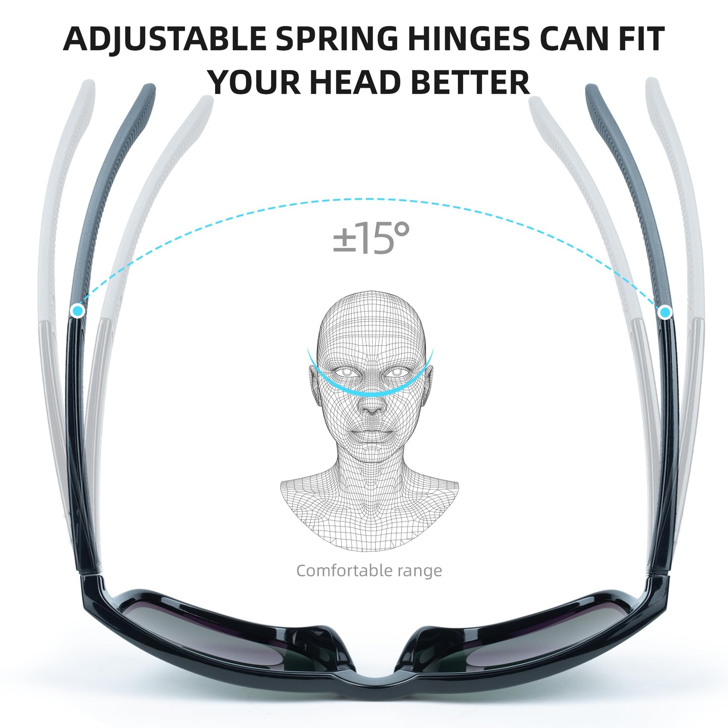 B.N.U.S Italy Made Classic Sunglasses for Men and Women Corning Real Glass Lenses with Polarized Option