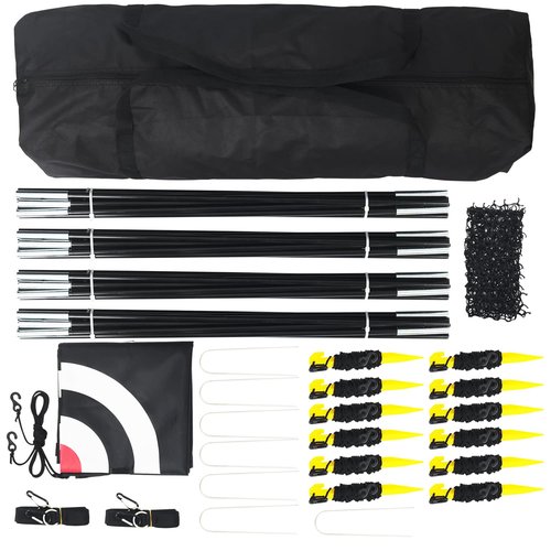 Upgrade 30FT Baseball and Softball Batting Cage Net and Frame, Large Batting Cages Net with Steel Frame for Home - Backyard Batting Cage with Pitching Backstop and Carry Bag