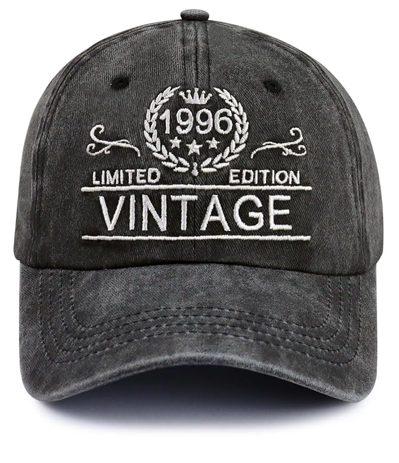 Vintage 1996 Limited Edition 30th Birthday Baseball Cap For Men Women - Adjustable Embroidered Hat