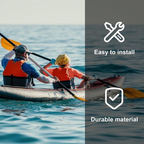 4 Sets Kayak Seat Clips, Kayak Seat Clips and Hooks Seat Buckle Kayak Seat Repair Kit Compatible with Lifetime Boat Kayak, Kayak Accessories and Replacement Parts
