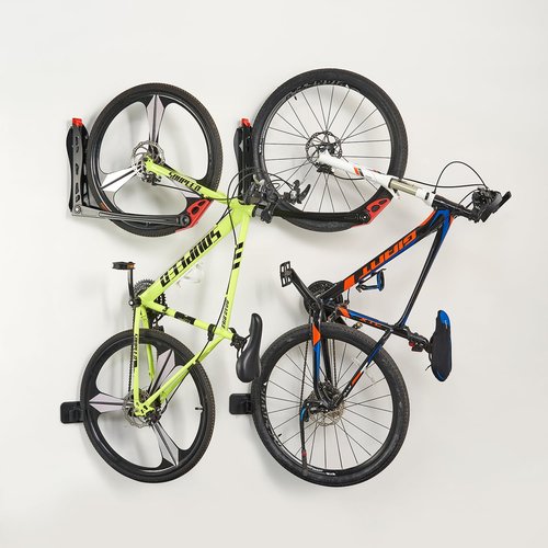 Ultrawall BIKEPAL Swivel Bike Racks, No Lift Wall Mounted Bike Storage Solution for Home & Garage, 2 Pack