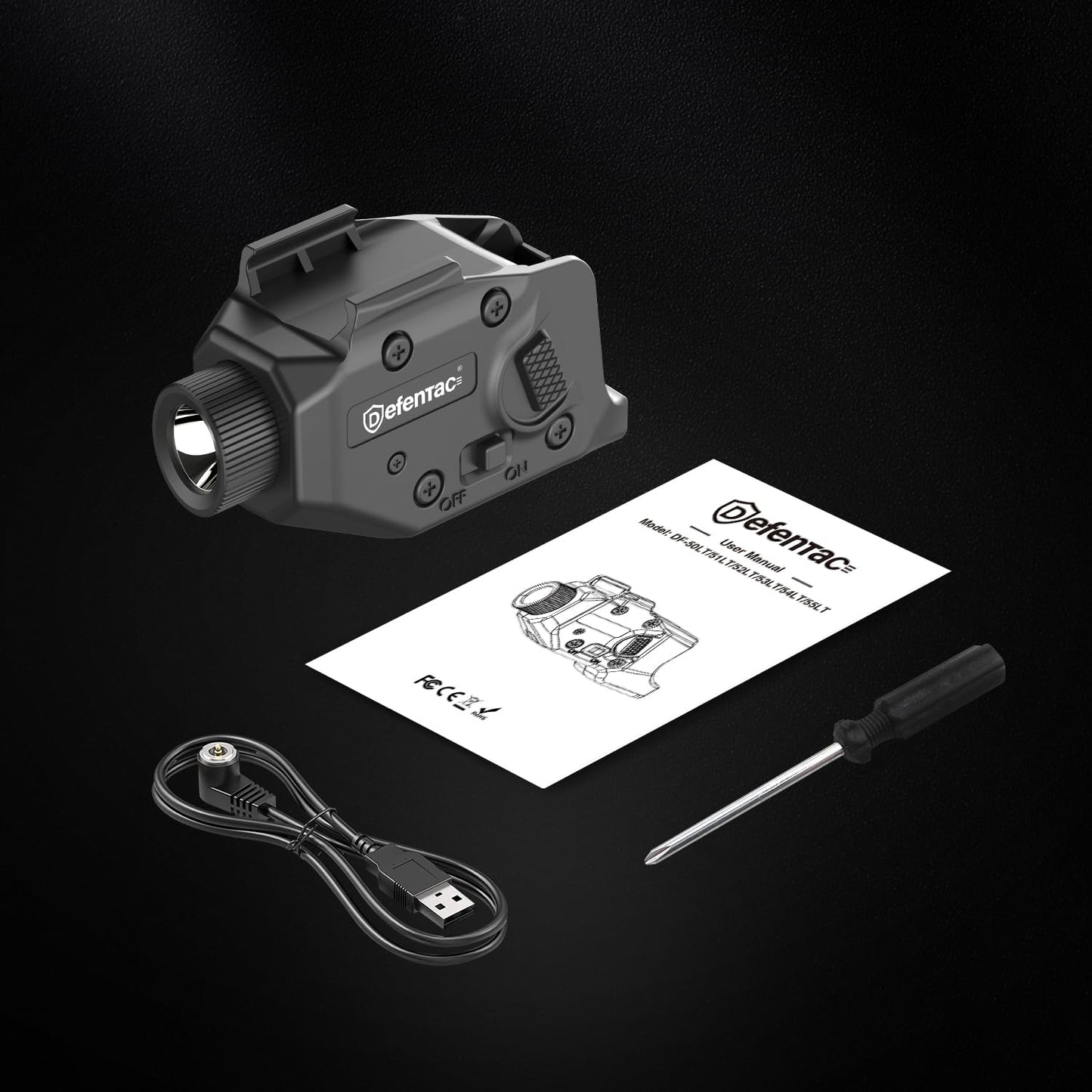 DEFENTAC 500 Lumens Pistol Light is Exclusive Compatible with Taurus G2/G2C/G2S/G3/G3C/PT111/PT140 Only, Momentary and Strobe