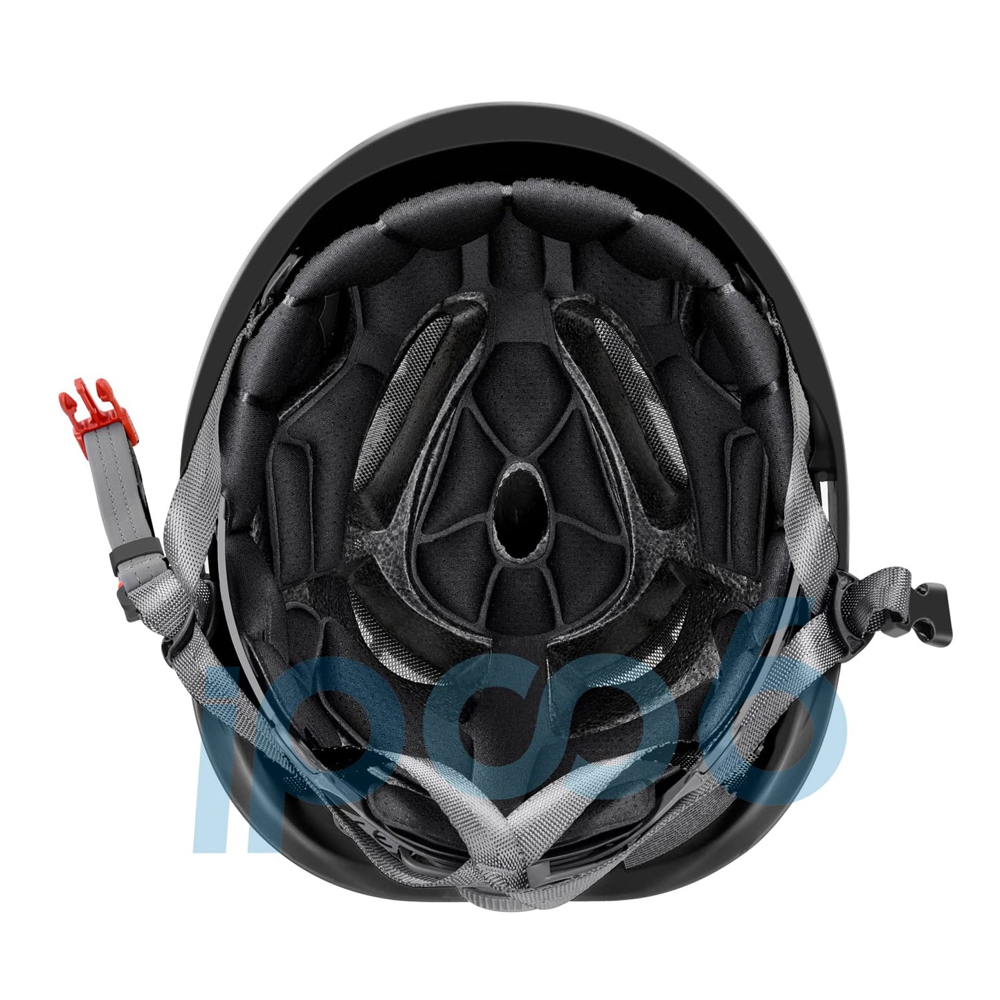 ipoob Adult Safety Hiking Climbing Caving Work Helmet (Large, Black)