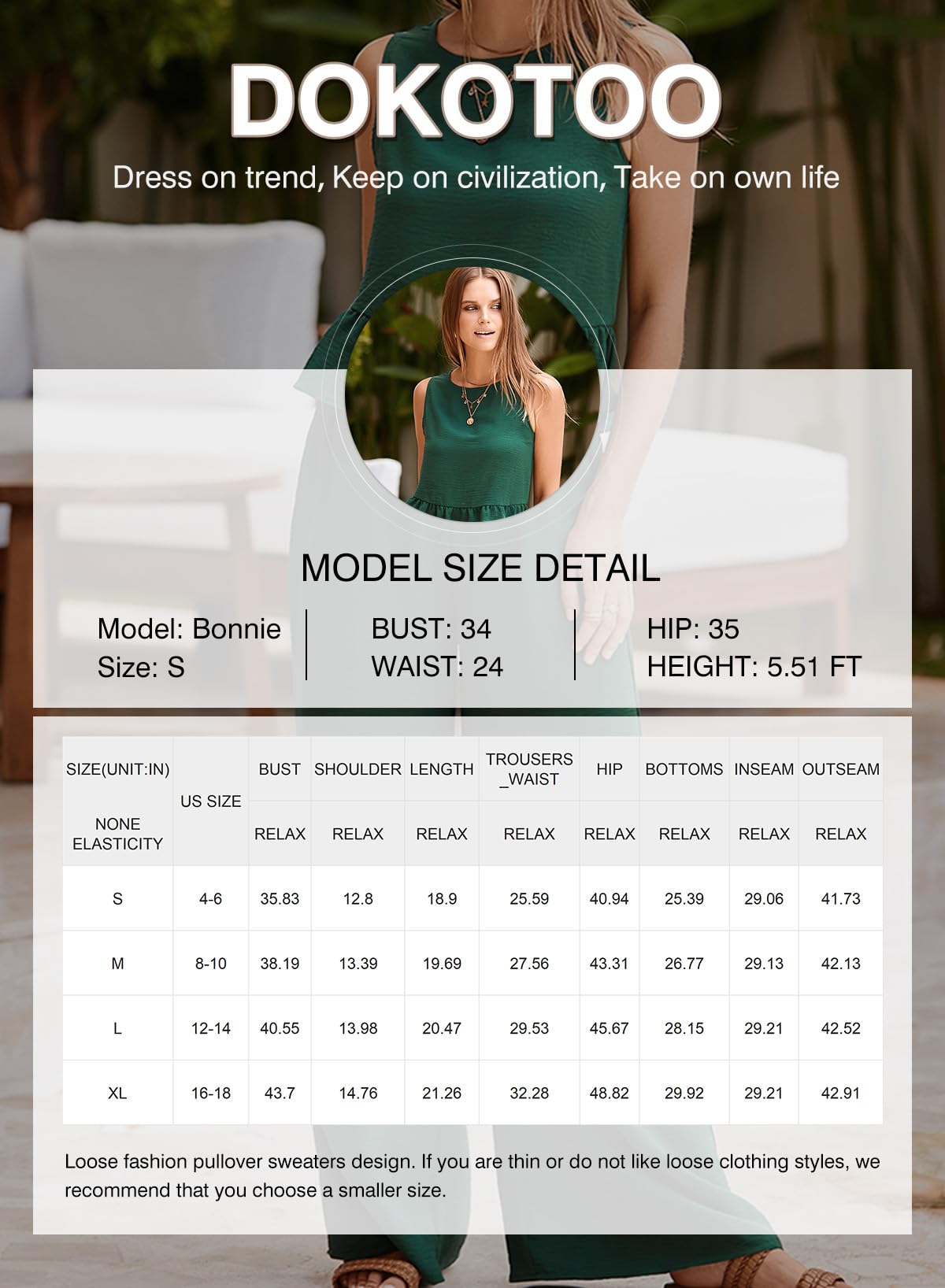 Dokotoo Summer Two Piece Sets for Women Going out 2 Piece Matching Sets