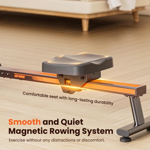 Rowing Machines for Home - Magnetic/Water Rowing Machine with Upgrade 16 Resistance Levels, Max 350 LB Weight Capacity, LCD Monitor and Comfortable Seat Cushion