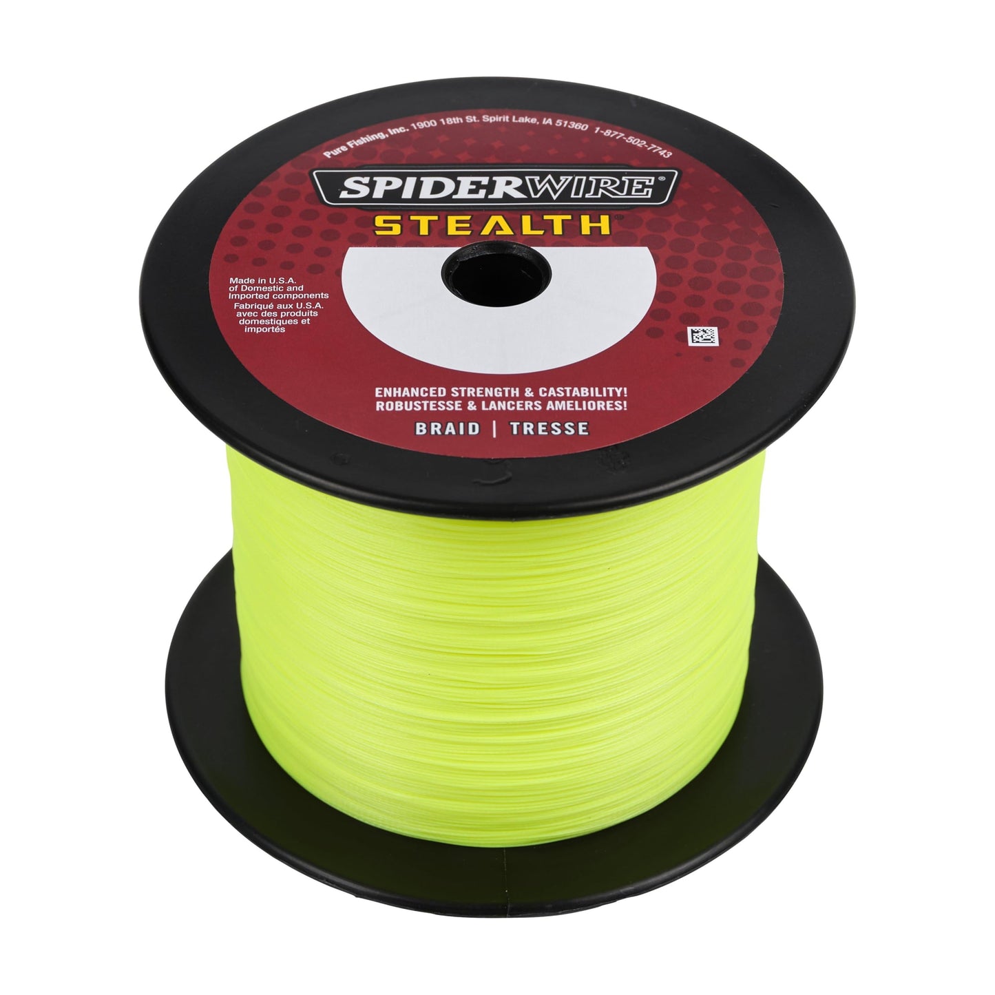 SpiderWire Stealth® Superline, Blue Camo, 20lb | 9kg, 1500yd | 1371m Braided Fishing Line, Suitable for Saltwater and Freshwater Environments