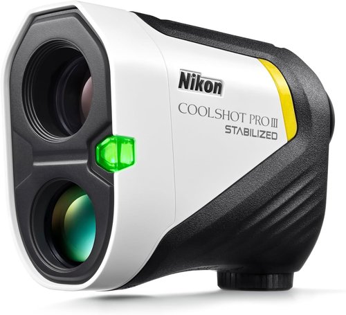 Nikon COOLSHOT PROIII STABILIZED Golf Rangefinder | Our Most Advanced rangefinder Ever with Built-in Image stabilization and 5 Year Warranty | Official Nikon USA Model