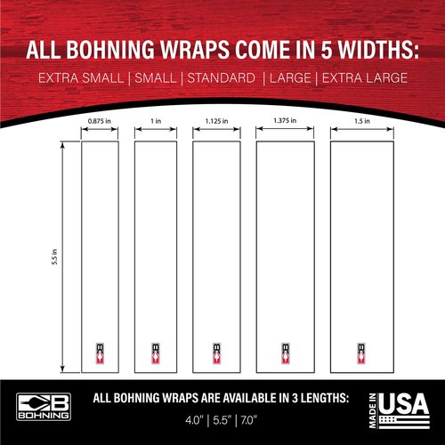 Bohning Glow in The Dark Topographical Arrow Wraps 13 Pack, 5.5", Large