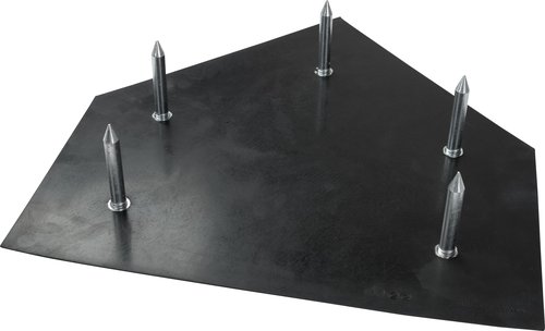Rawlings | SPIKED Home Plate | T-Ball / Baseball / Softball | Includes 5 Metal Spikes