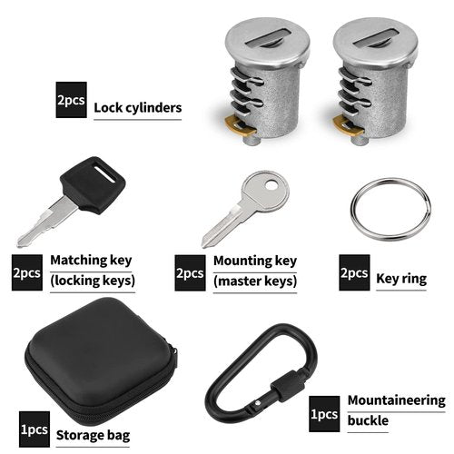 Lock for Yakima, 2 Pack Lock Cores SKS Car Roof Rack System Components Replacement for Yakima