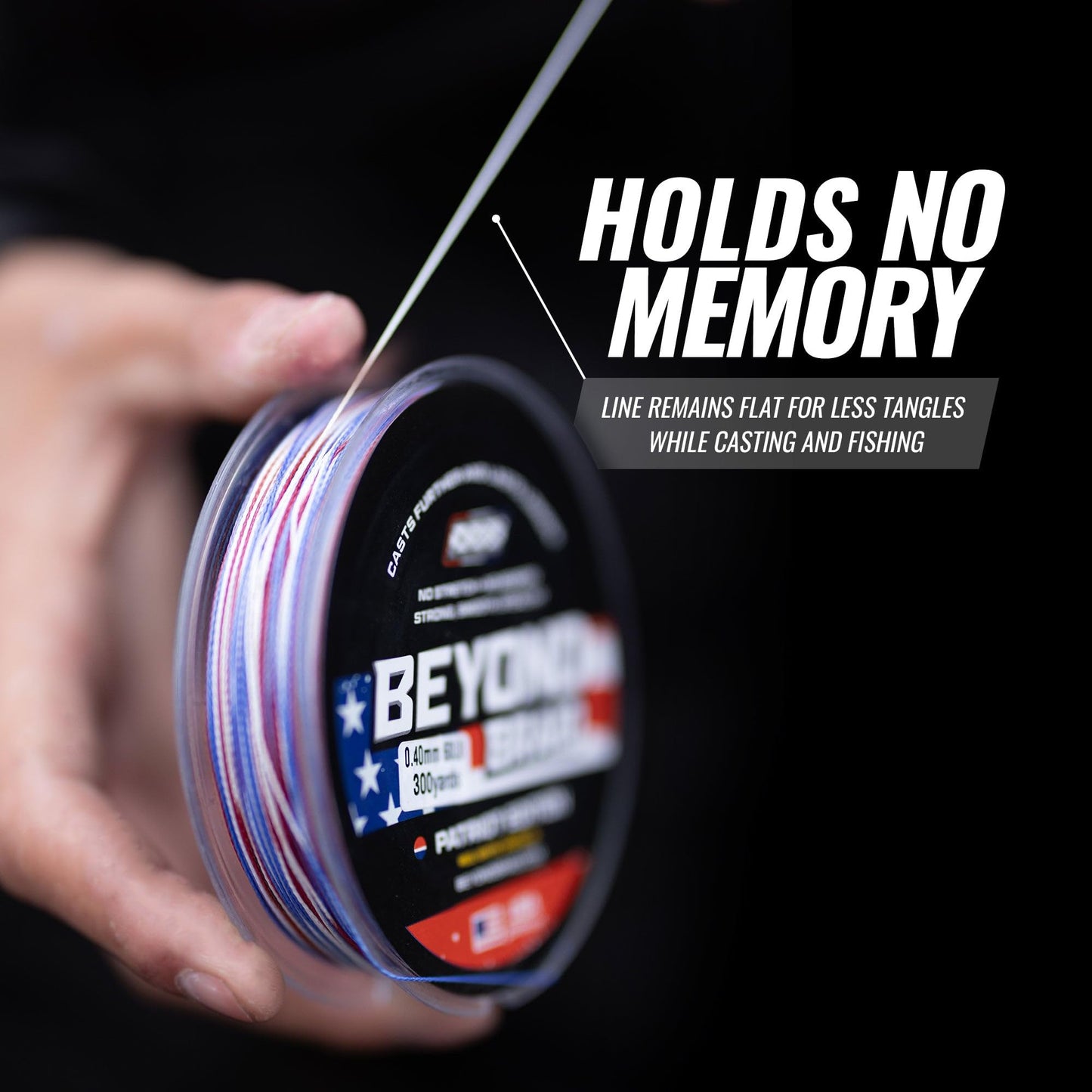 Beyond Braid Braided Fishing Line - Purple 8X - No Fade - 150 Yards 30LB