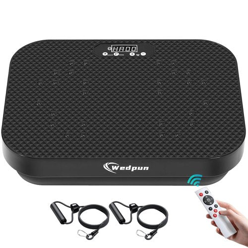 Wedpun Vibration Plate Exercise Machine for Lymphatic Drainage, Weight Loss, and Whole Body Workout – Power Vibrate Platform, Shake Plate Shaker for Home Fitness and Fat Burning for Women Men
