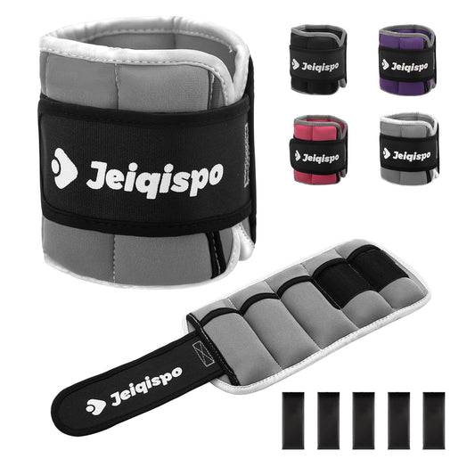 Adjustable Ankle Weights 1 Pair 2/4/6/8/10 LBS Wrist Leg Arm Weights for Women Kids Men,Strength Training with Removable Weight for Fitness Gym Workout Running Walking