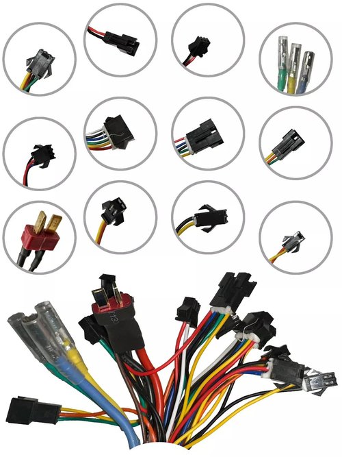 NULKOMMA JH4AJ3012DZXQS Ebike Controller DC48V 28A Brushless Motor Controller for 20'' Electric Bicycle Scooter
