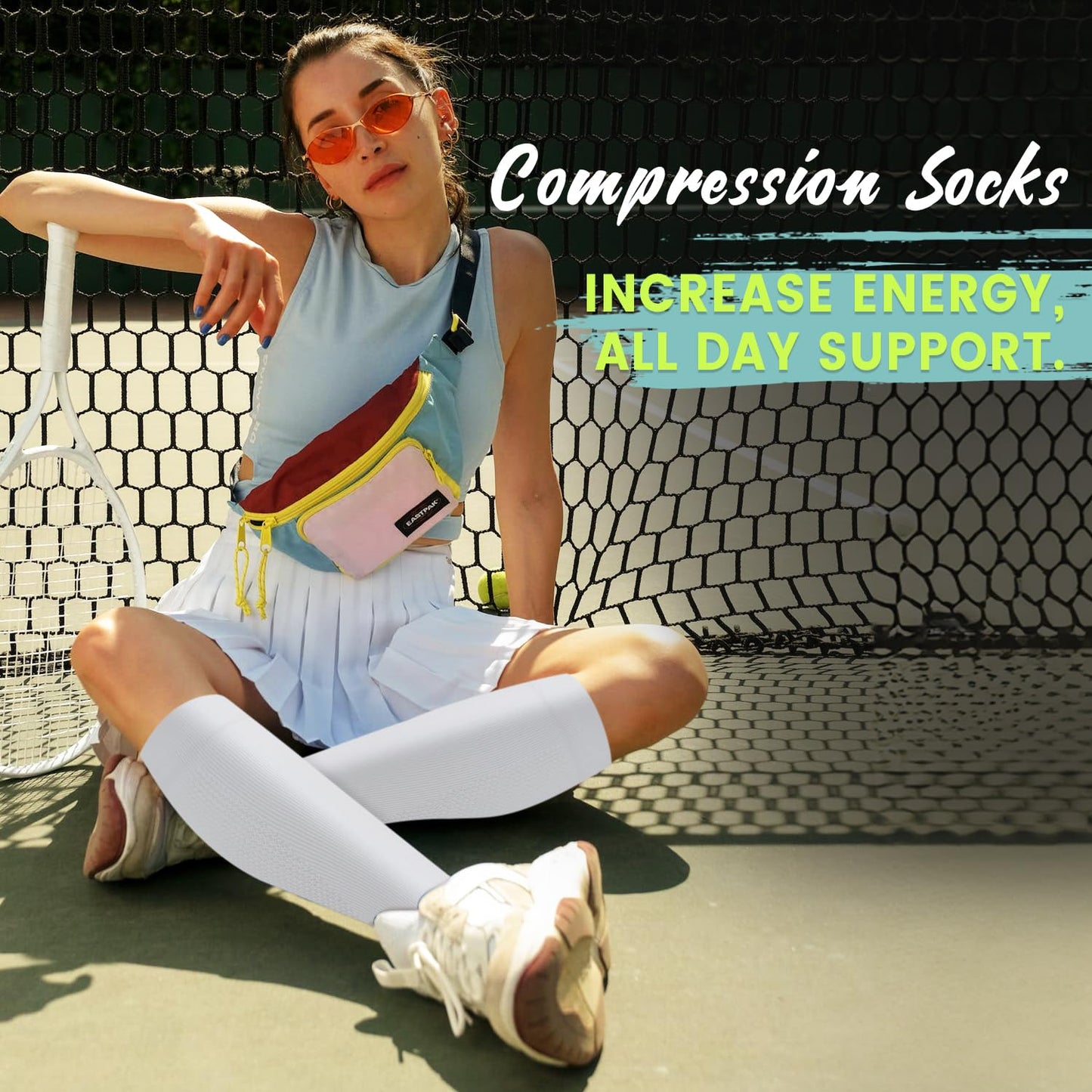Copper Compression Socks 15-20 mmHg for Men & Women 8 Pairs – Circulation Support for Nurses,Travel,Running,Hiking,Soccer,Gifts,Pregnant,Flying,Workout Compression Socks(S/M)