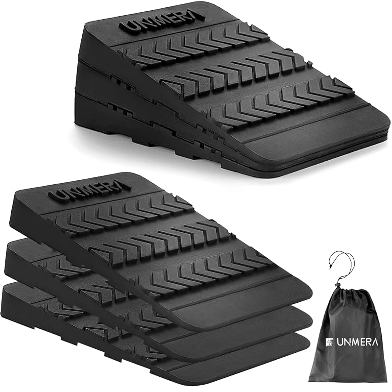 Adjustable 6-Piece Squat Wedge Blocks | Non-Slip Rubber Ramp for Heel Elevation
