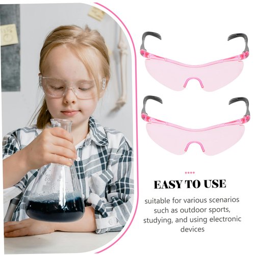 BCOATH 2Pcs Protective Eyewear Goggles for Boys Scratch Glare Safety Glasses for Gaming Sports and Laboratory Use Comfortable Versatile Eye Protection